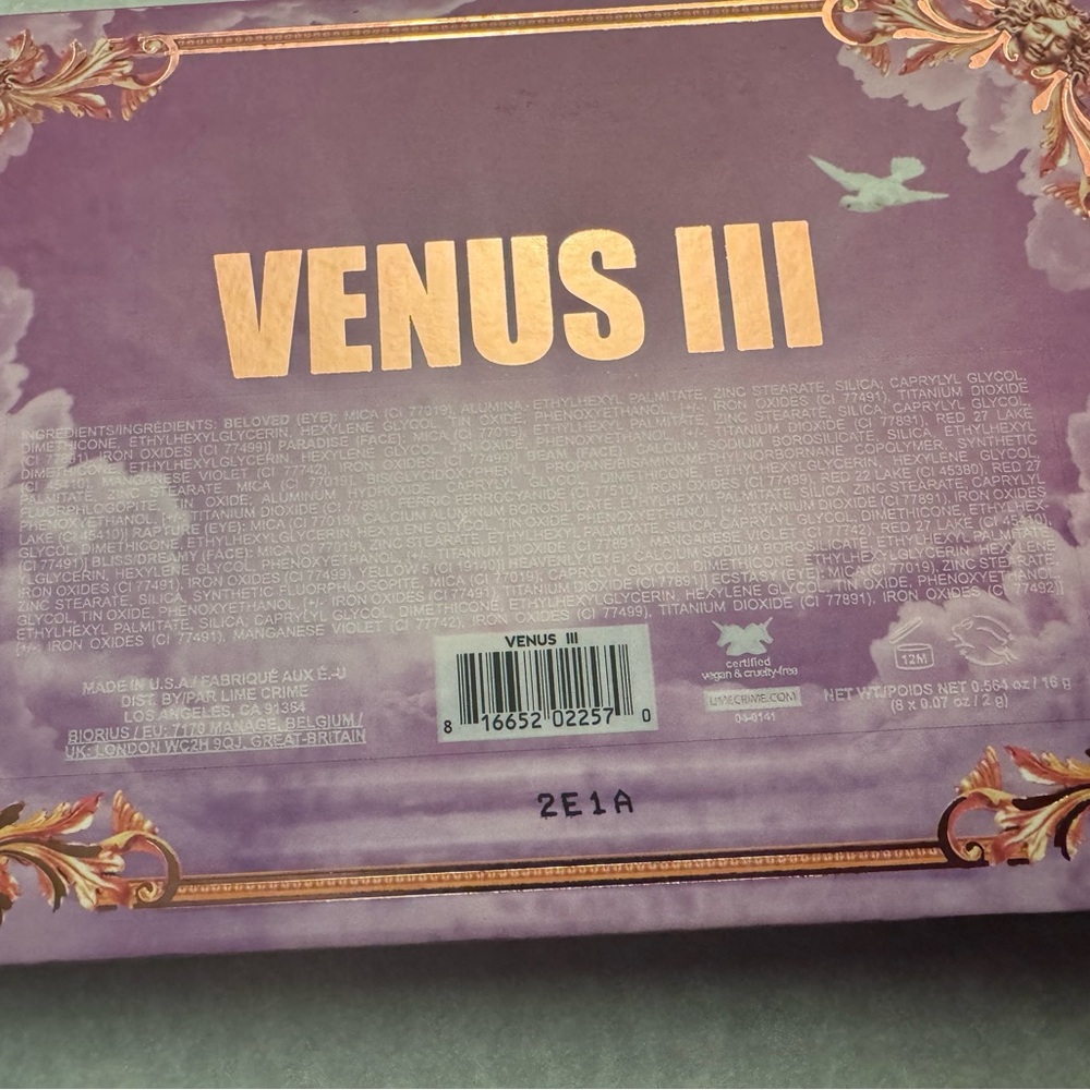 Lime Crime Venus 3 Palette - Picture 4 of 4